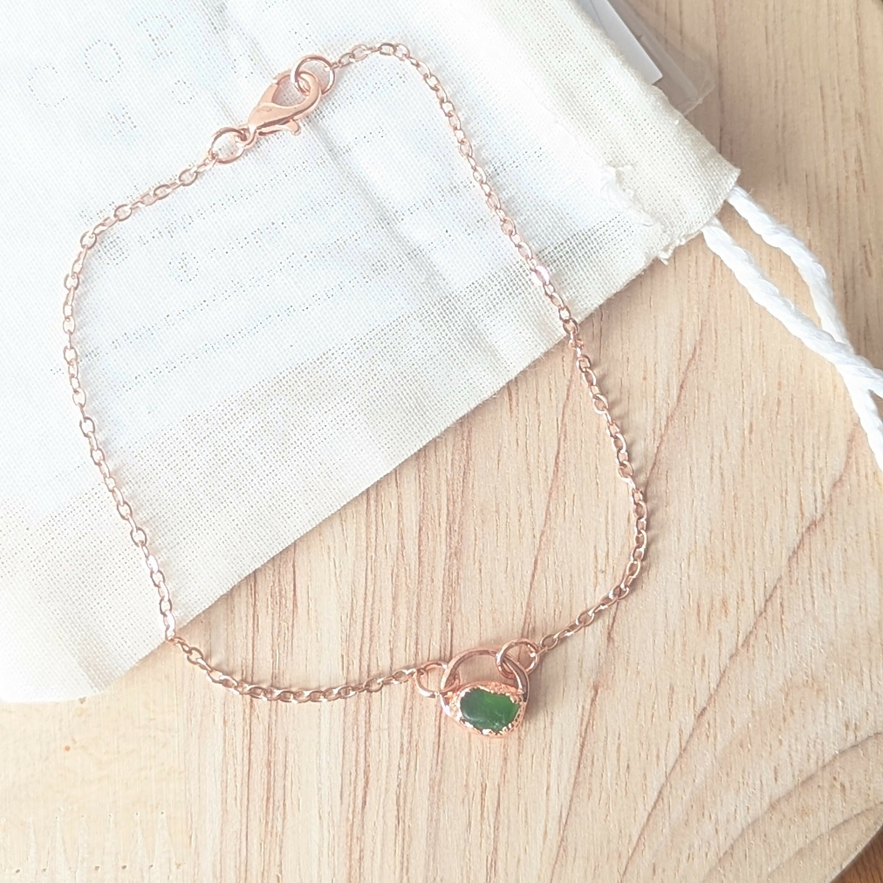 Seaglass Anklet