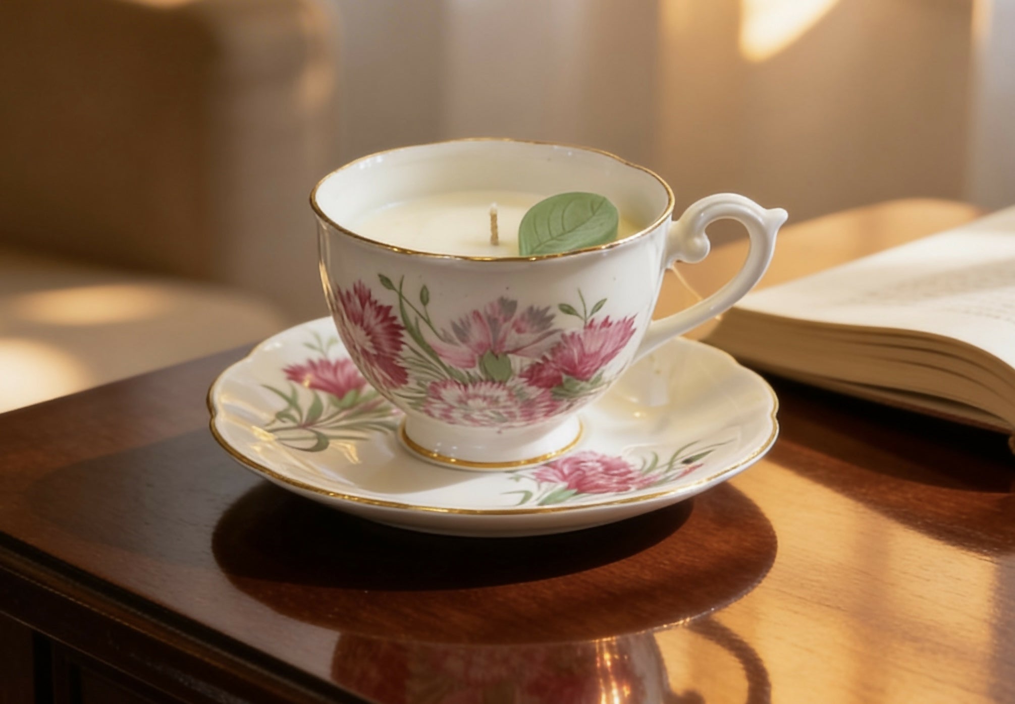 Vintage Teacup Candle