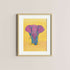 Elephant Art Print – Safari Animal Wall Art