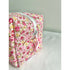 Pink Floral Flower Quilted Waterproof Makeup/Toiletry Bag