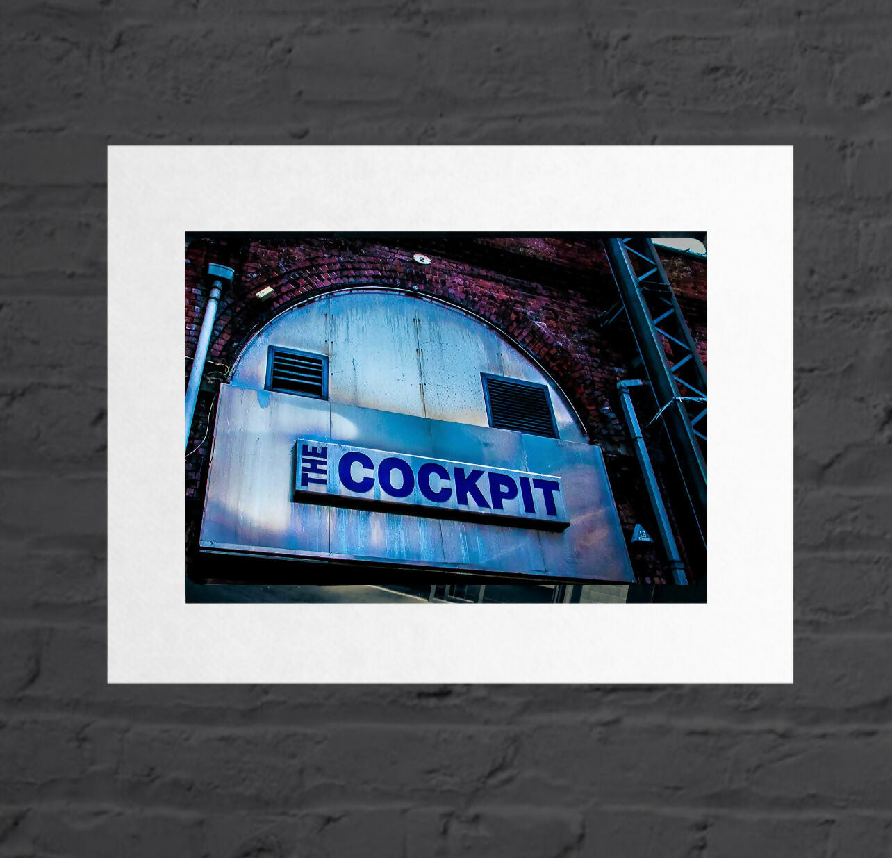 Leeds Cockpit Colour Mounted Print