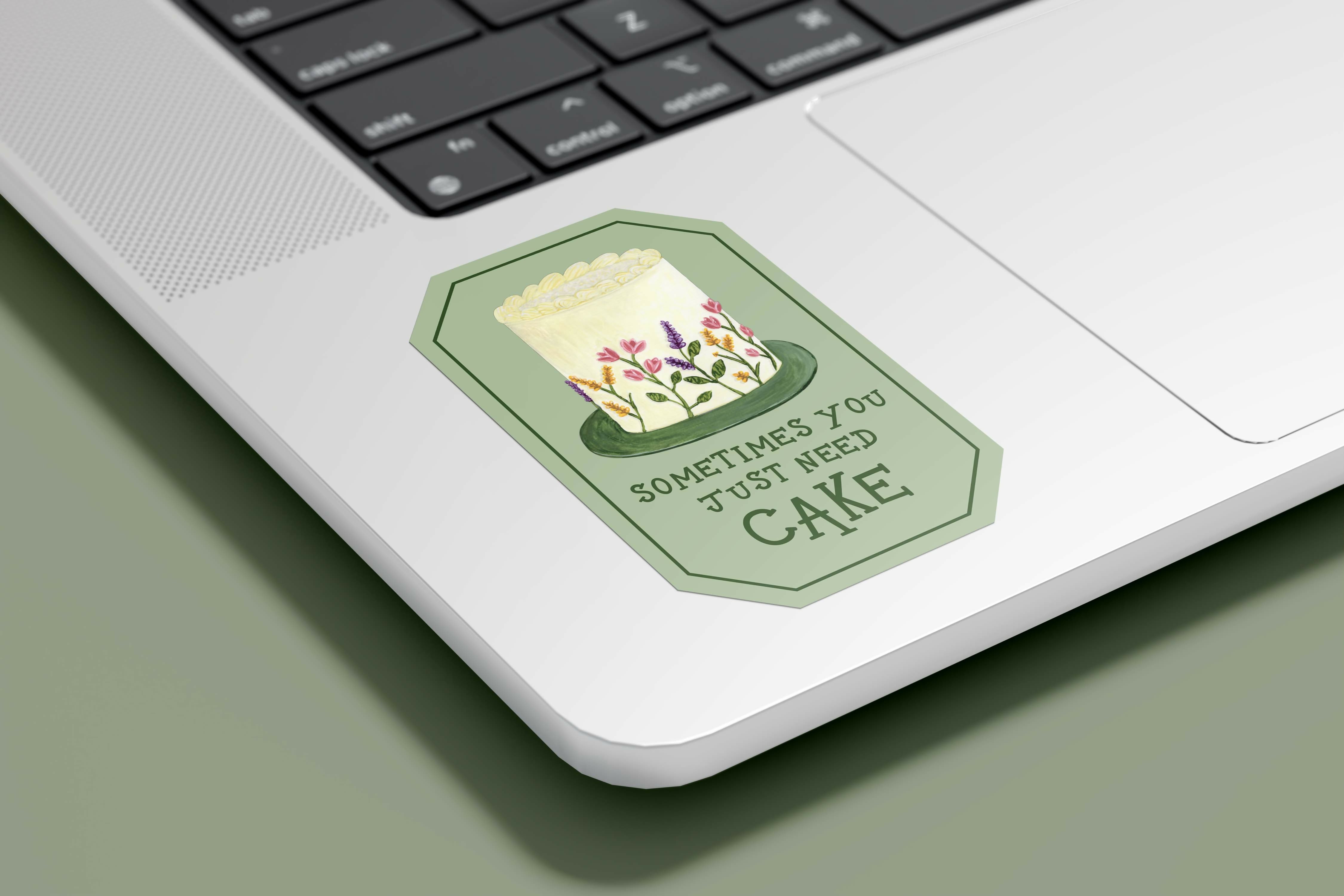 Cake Stickers - Die Cut Stickers Pack of 3