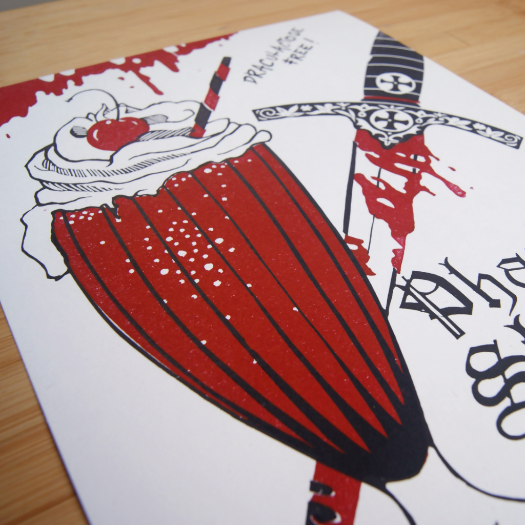 PHANTOM SHAKES LINO PRINT