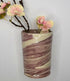 Raspberry Ripple Nerikomi Bud Vase
