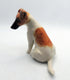 Ceramic smooth fox terrier dog sculpture