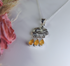 Baltic Amber Rain Cloud Necklace
