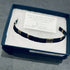 Japanese Tila Glass Bead Bracelet - Matte Black & Gold