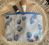 Purple & Blue Flowers Cosmetics Bag