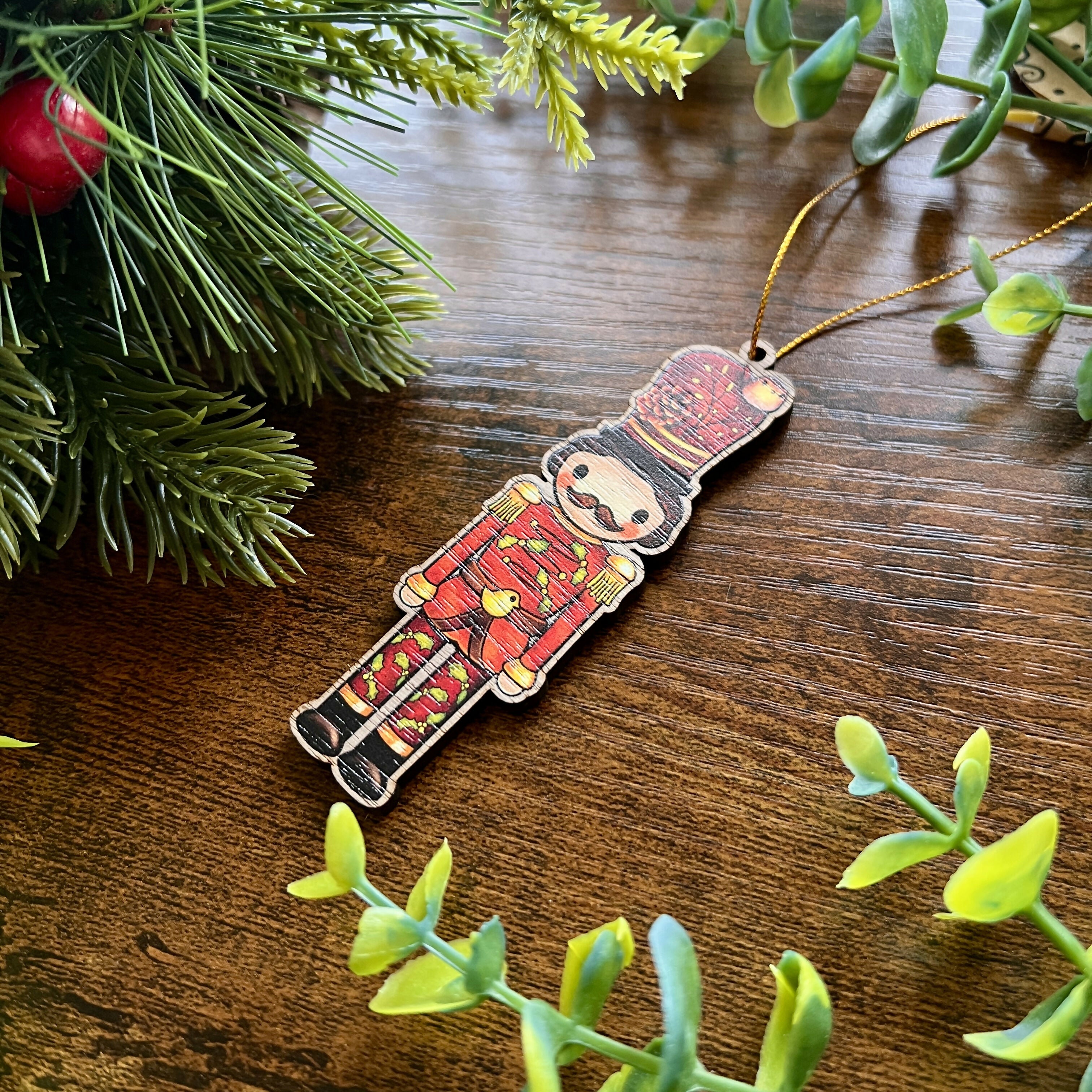 'Wilhelm' Nutcracker Wooden Decoration