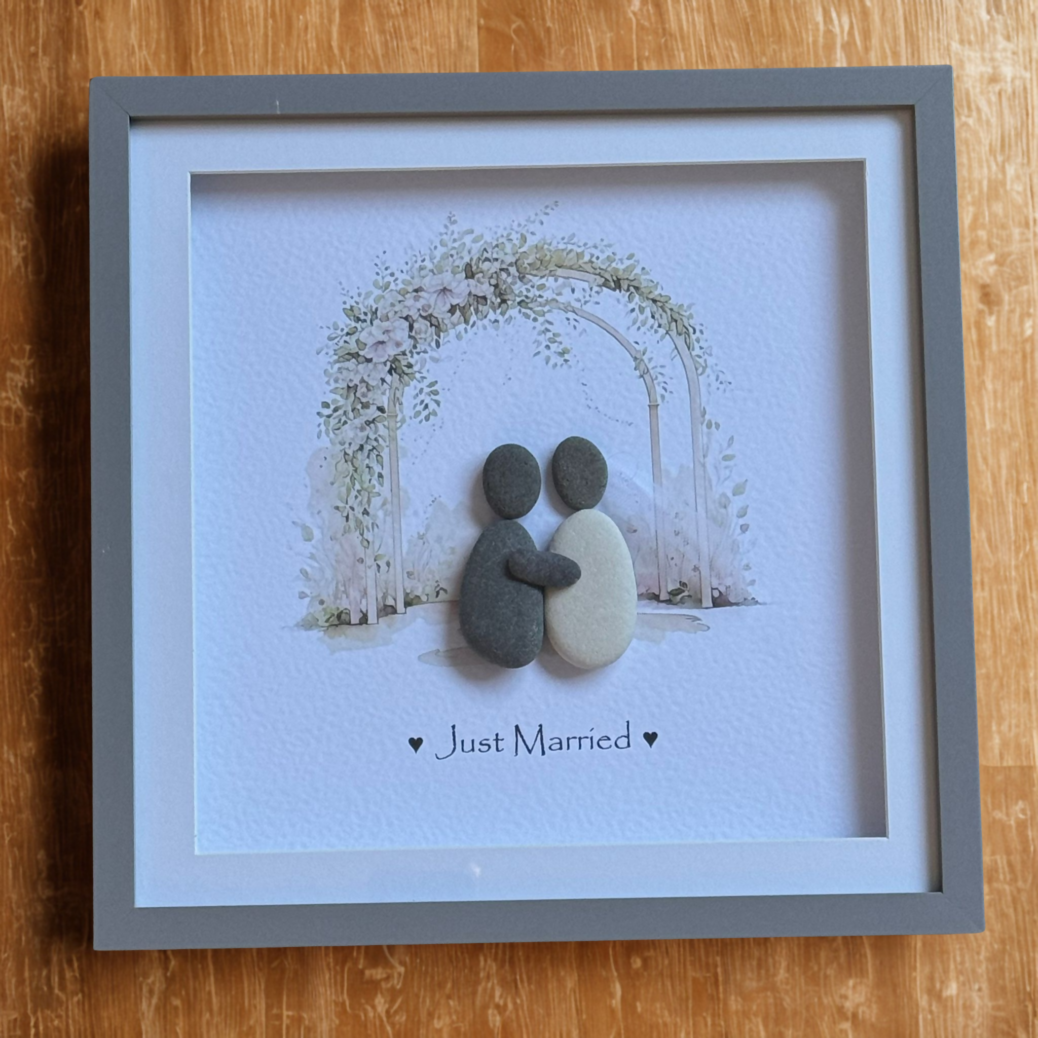 Just Married Wedding Arch - Square Large