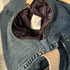 Unique Handcrafted Lined Denim Barrel Bag Handbag Made From Upcycled Jeans