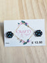 Stainless Steel Real Queen Anne's Lace Flowers Paw Stud Earrings
