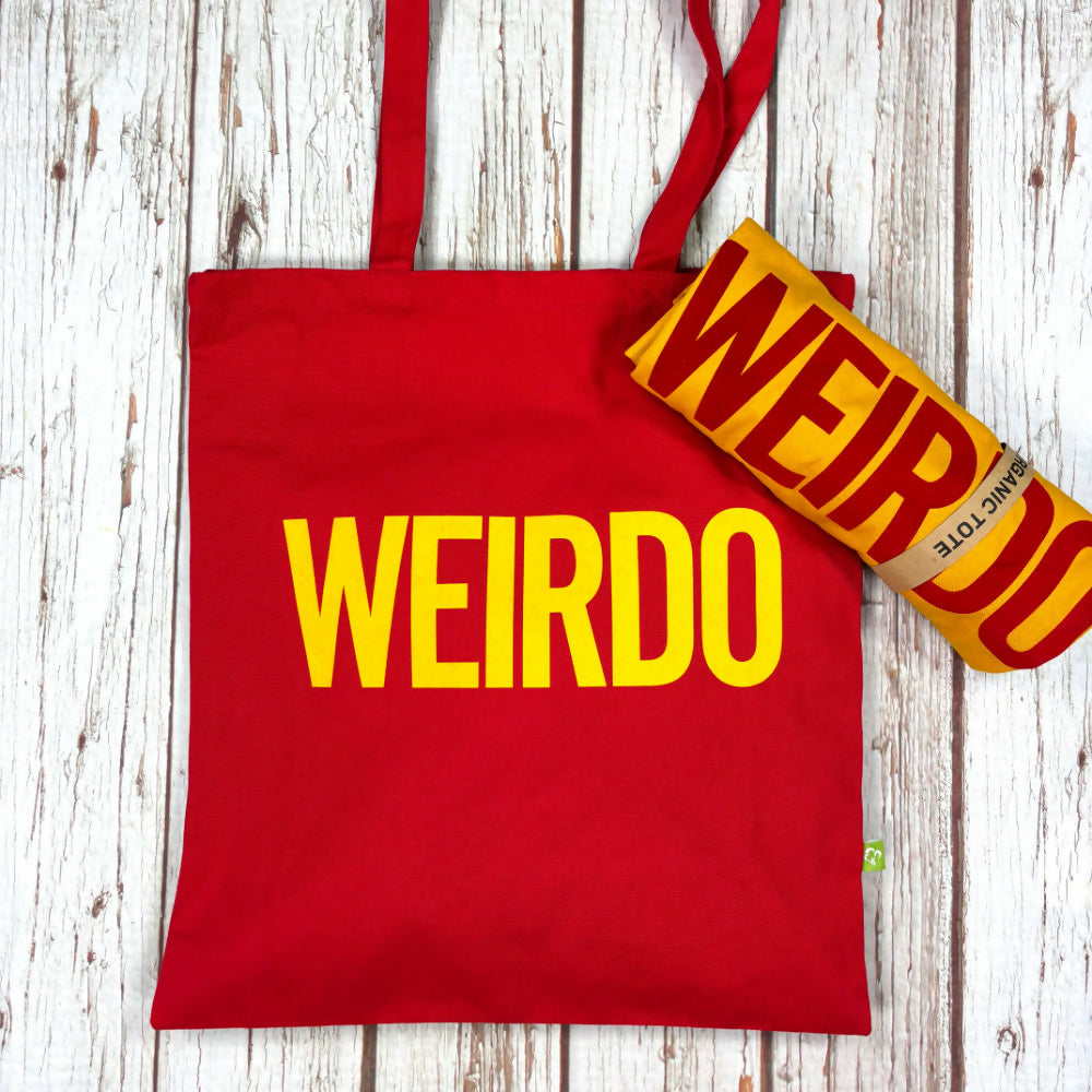 Weirdo Thick Organic Cotton Tote Bag