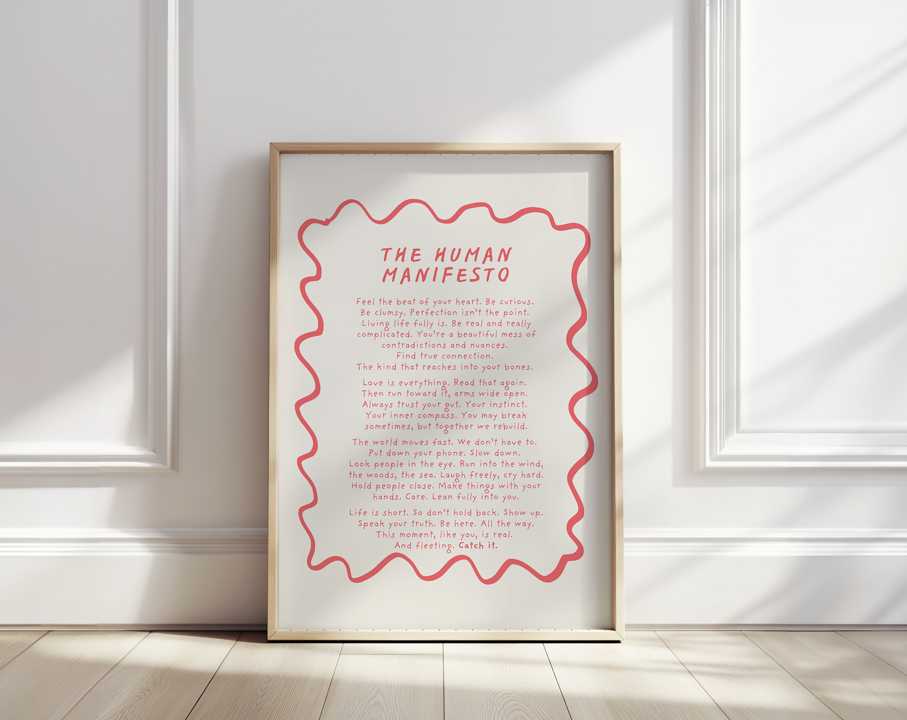 Human Manifesto A4 Art Print