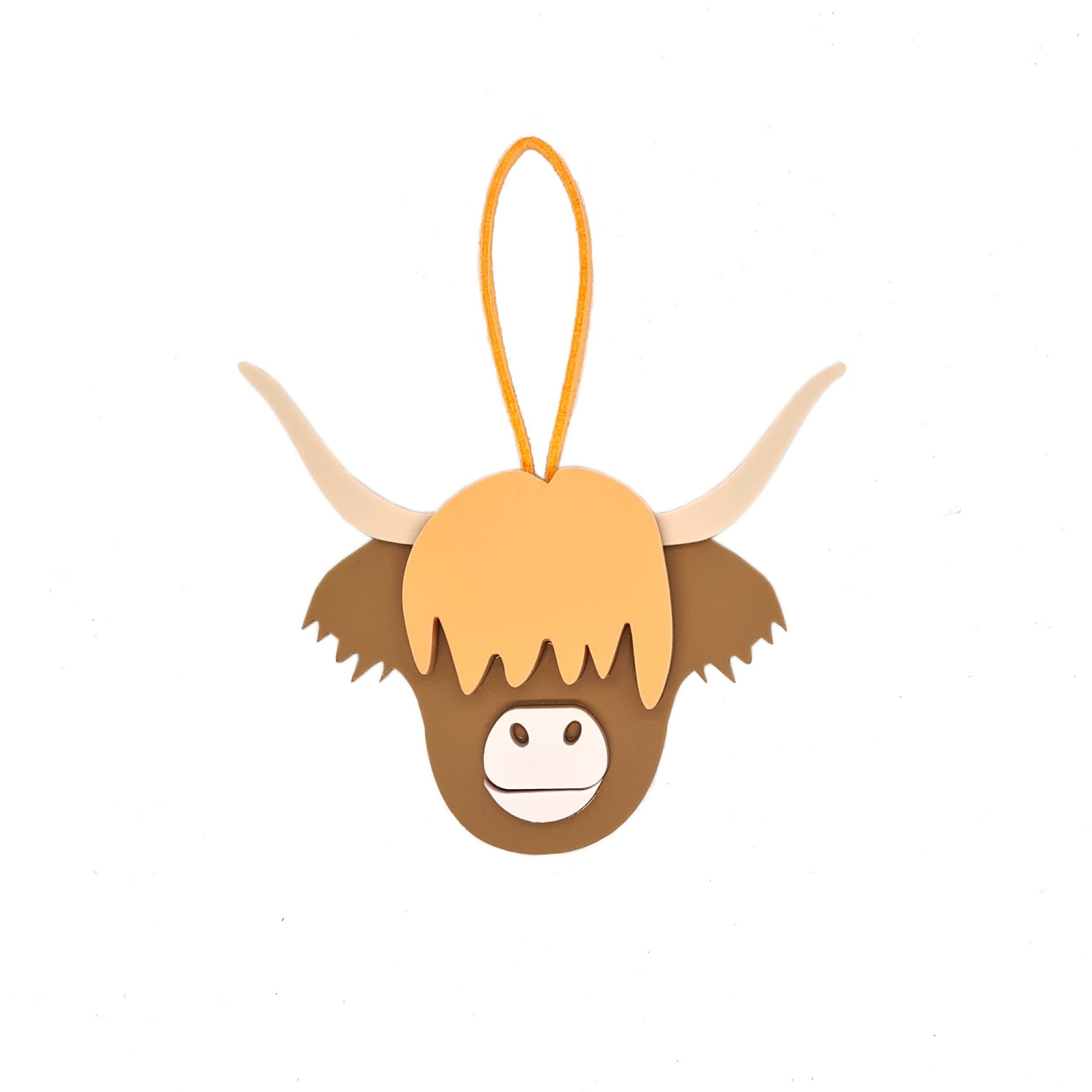 Highland Cow - Hanging Decoration
