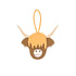 Highland Cow - Hanging Decoration