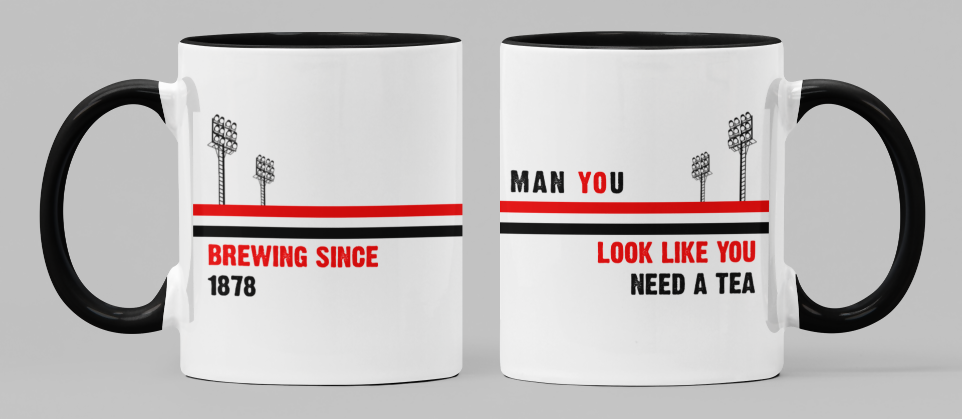 Manchester Utd Mug MAN YOU Design