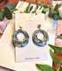 Funky Pattern Collection - Round Polymer Clay Earrings