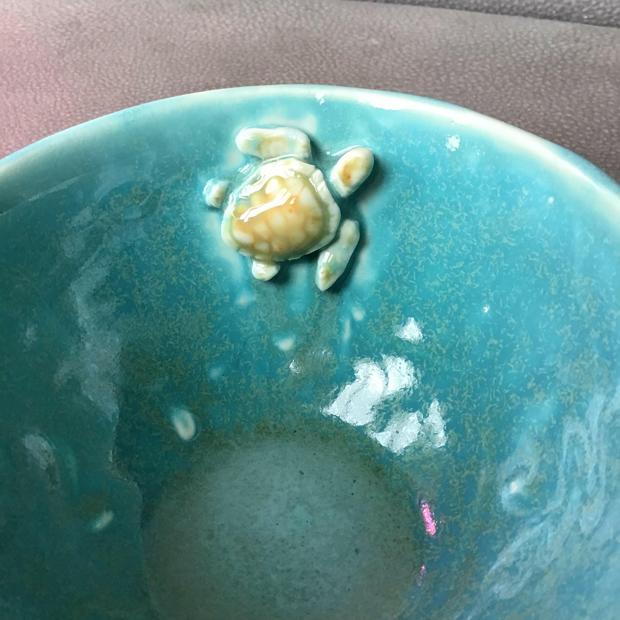 Porcelain Sea Turtle Dish