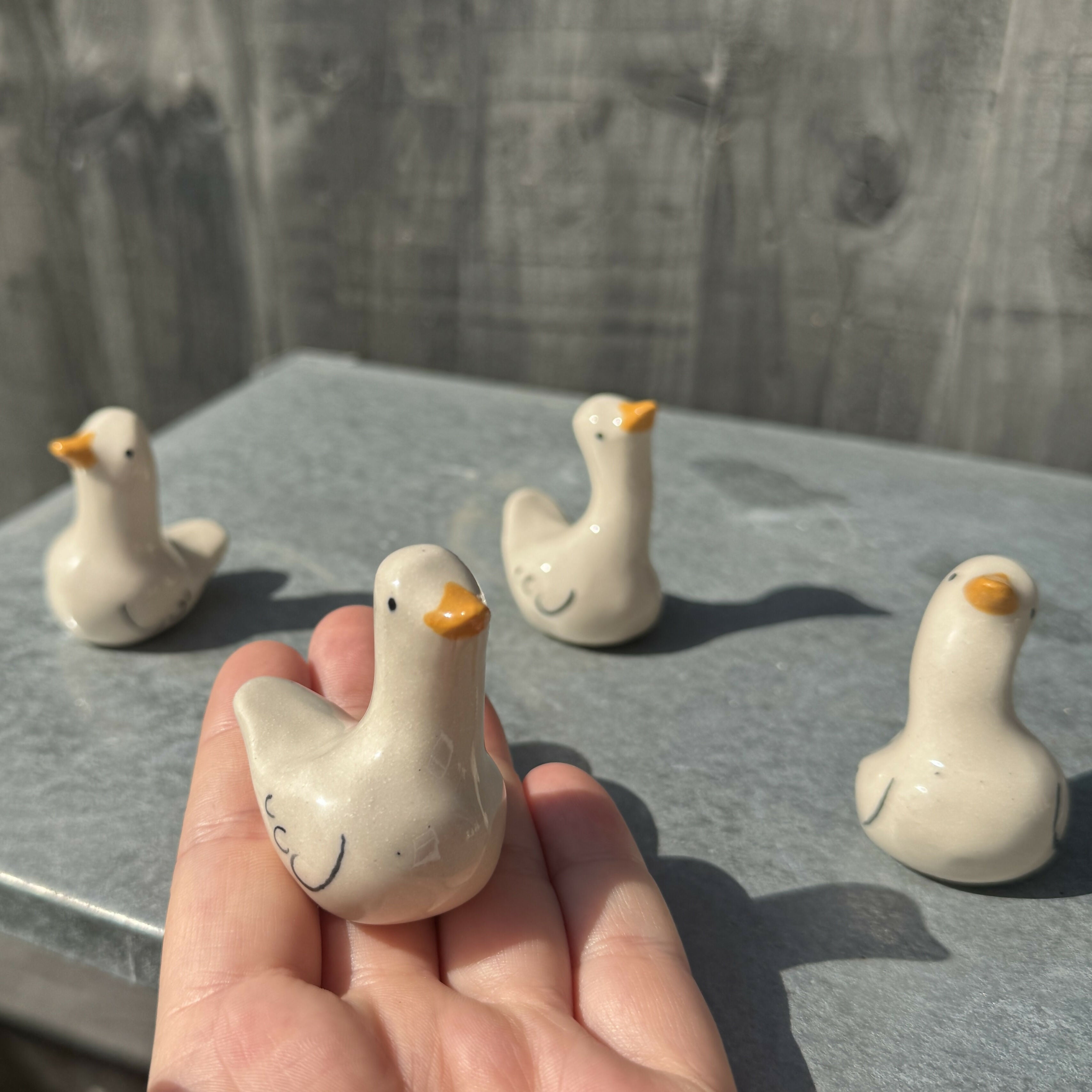 Ceramic Goose, Handmade Quirky Gift