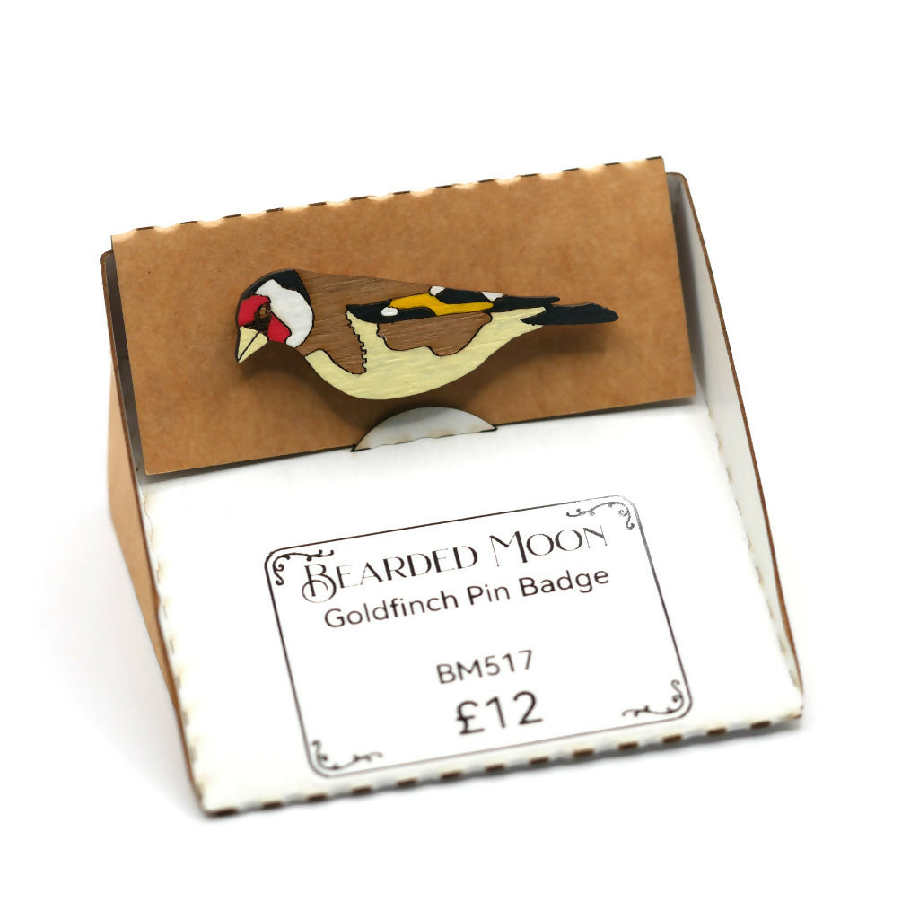 Goldfinch Pin Badge