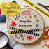 Preprinted Embroidery Pattern For Beginners - Always Time For True Crime