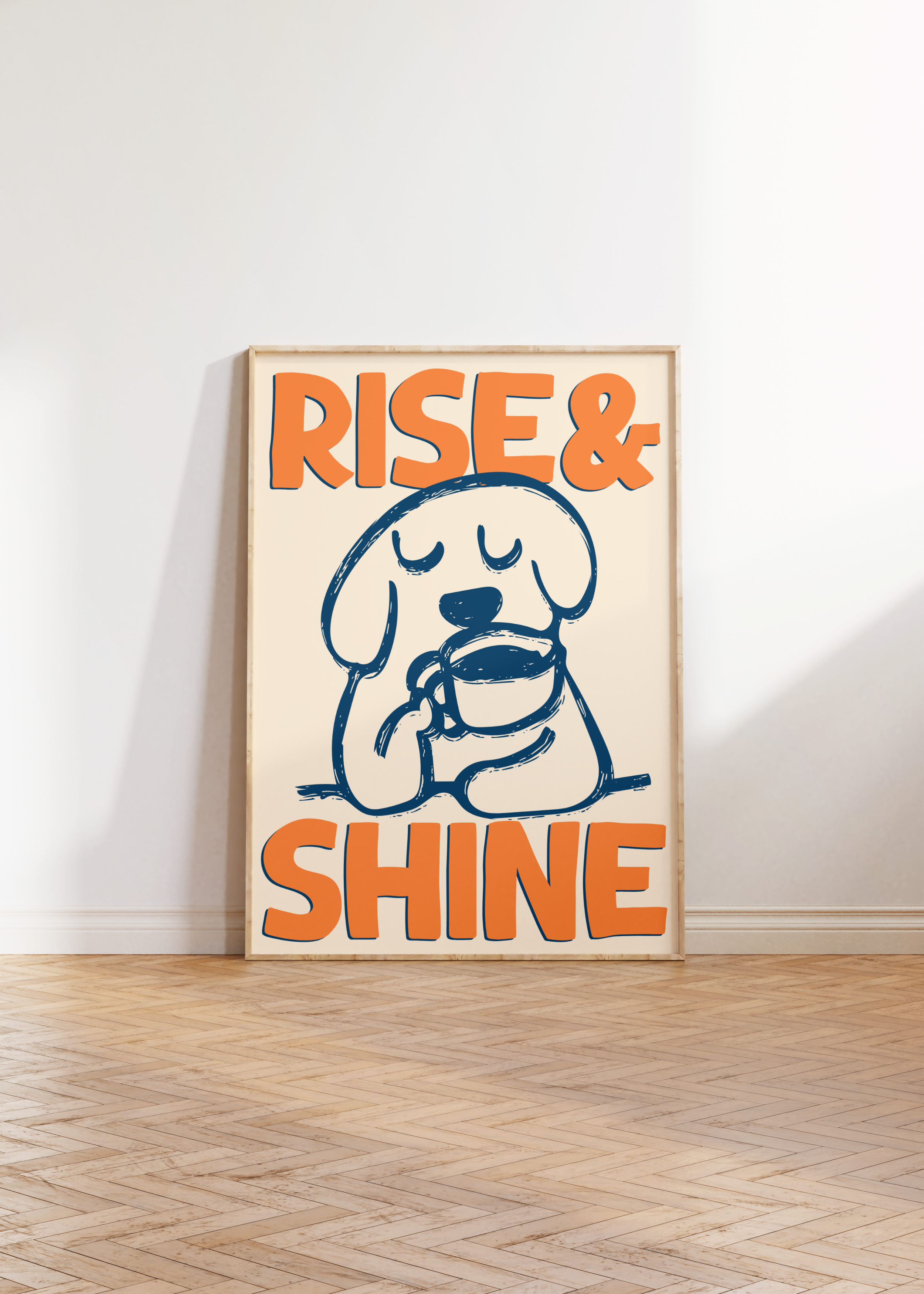RISE & SHINE WALL ART PRINT