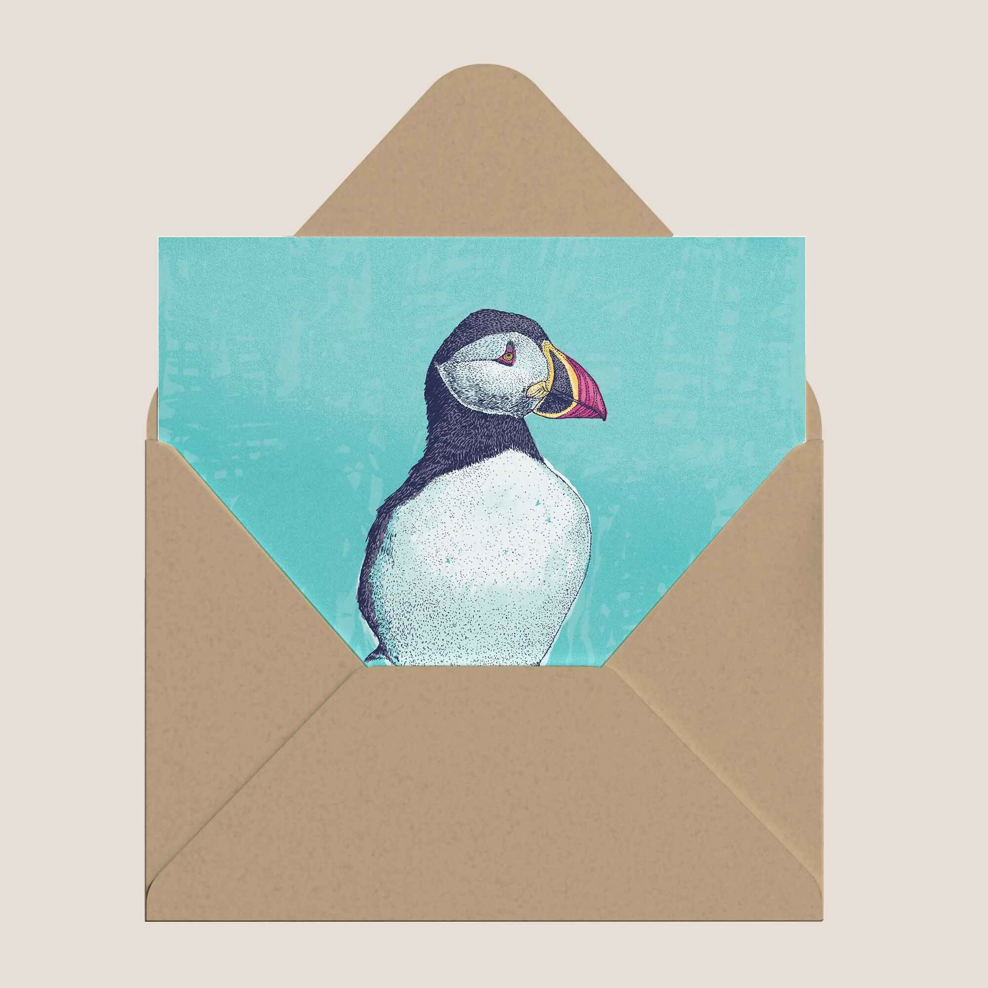 Puffin Greeting Card