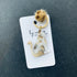 Handcrafted Resin Cat Keyring, Bag Charm with Pom Pom