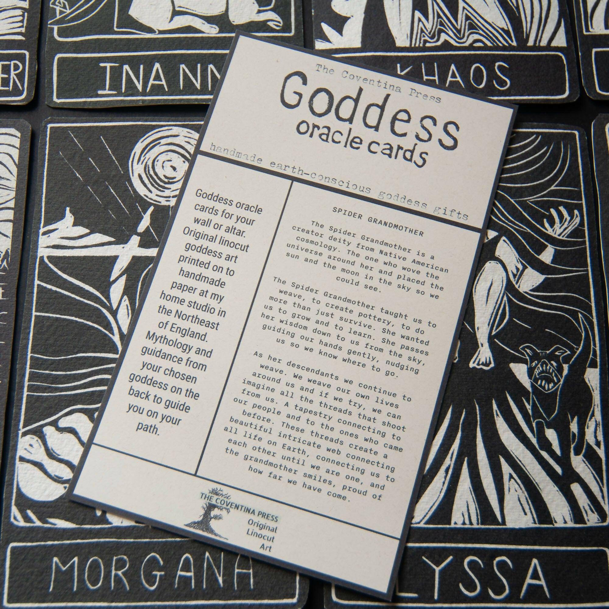 SPIDER GRANDMOTHER GODDESS ALTAR CARD