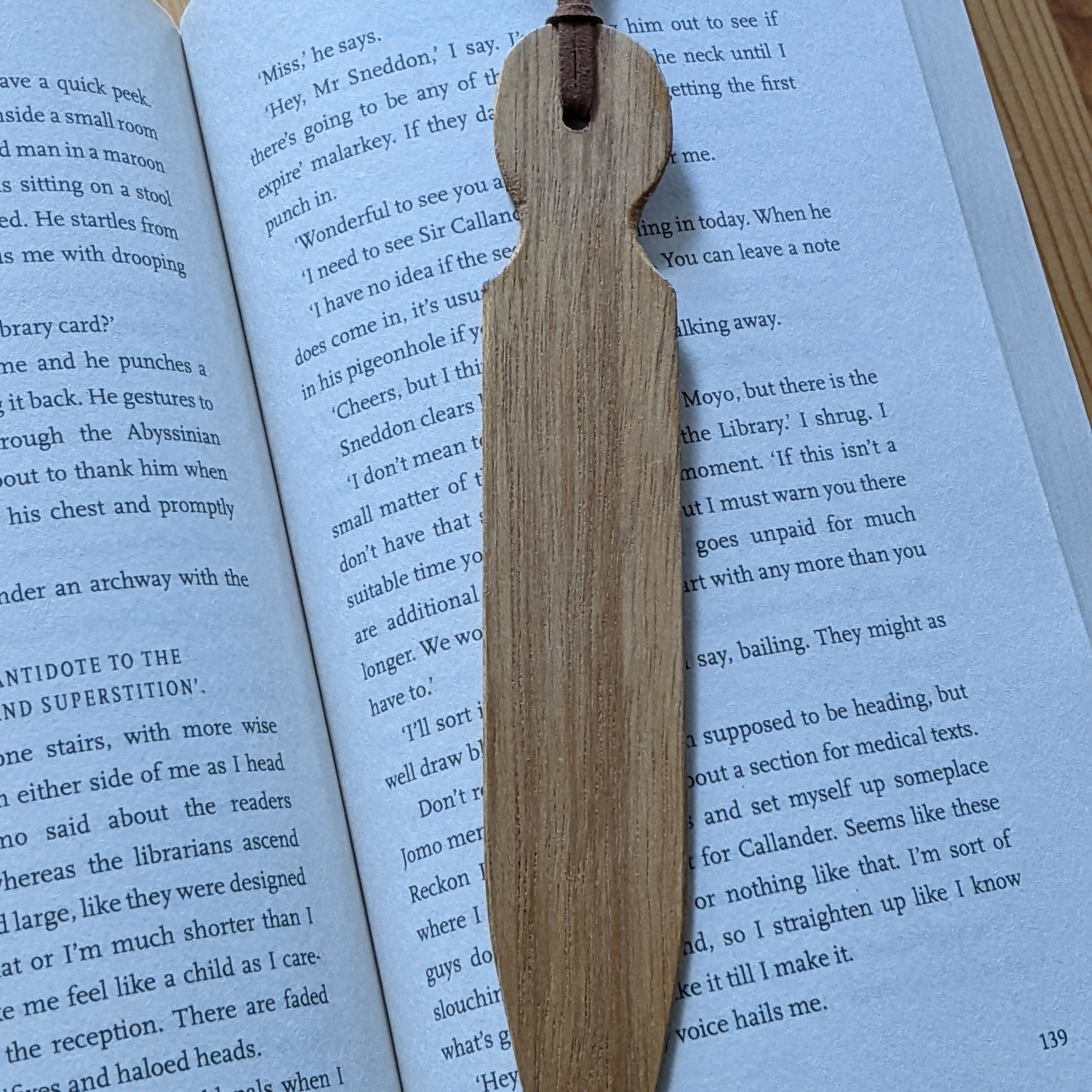 Wooden Bookmark