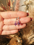 Light-weight Amethyst & Sterling Silver Dangle Earrings