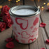 Jasper & Co Valentine Hearts Tin Candle – Romantic Decorative Scented Candle