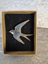 Unique Handcrafted Flying Swallow Pin
