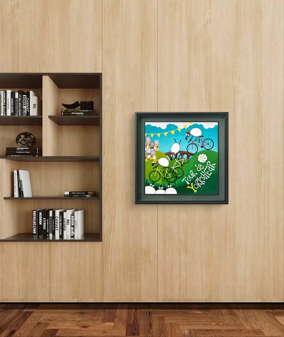 Tour de Yorkshear Framed Original Painting