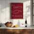 PICANTE PLEASE WALL ART PRINT