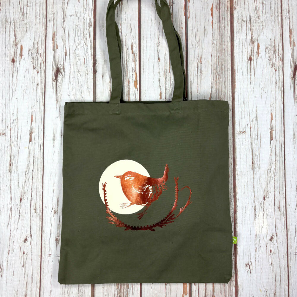 Wren Thick Organic Cotton Tote Bag