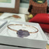 Amethyst Crystal Bangle