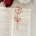 Rose Bookmark: Handmade Wire Gift