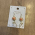 Micro Crochet Flower Dangles Earrings