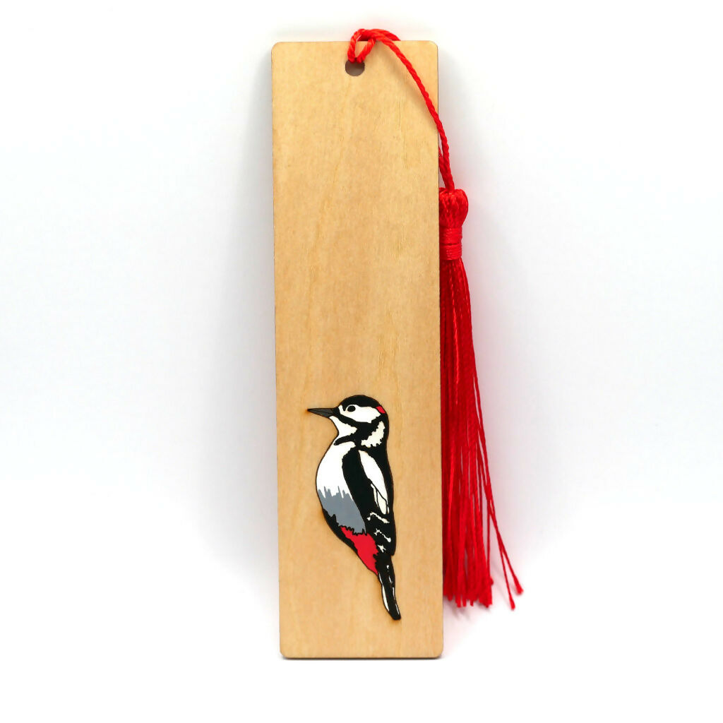 Spotted Woodpecker Bookmark