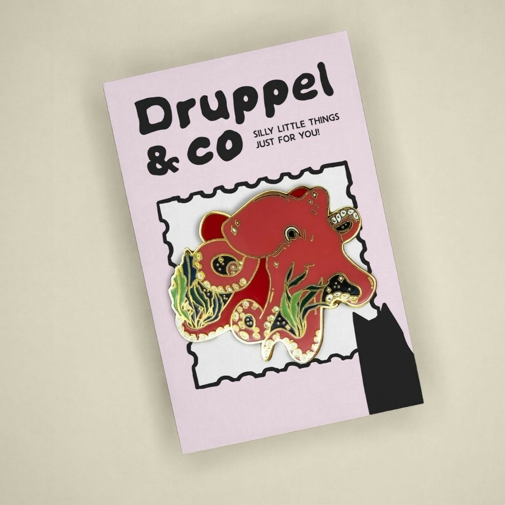 Octopus Enamel Pin