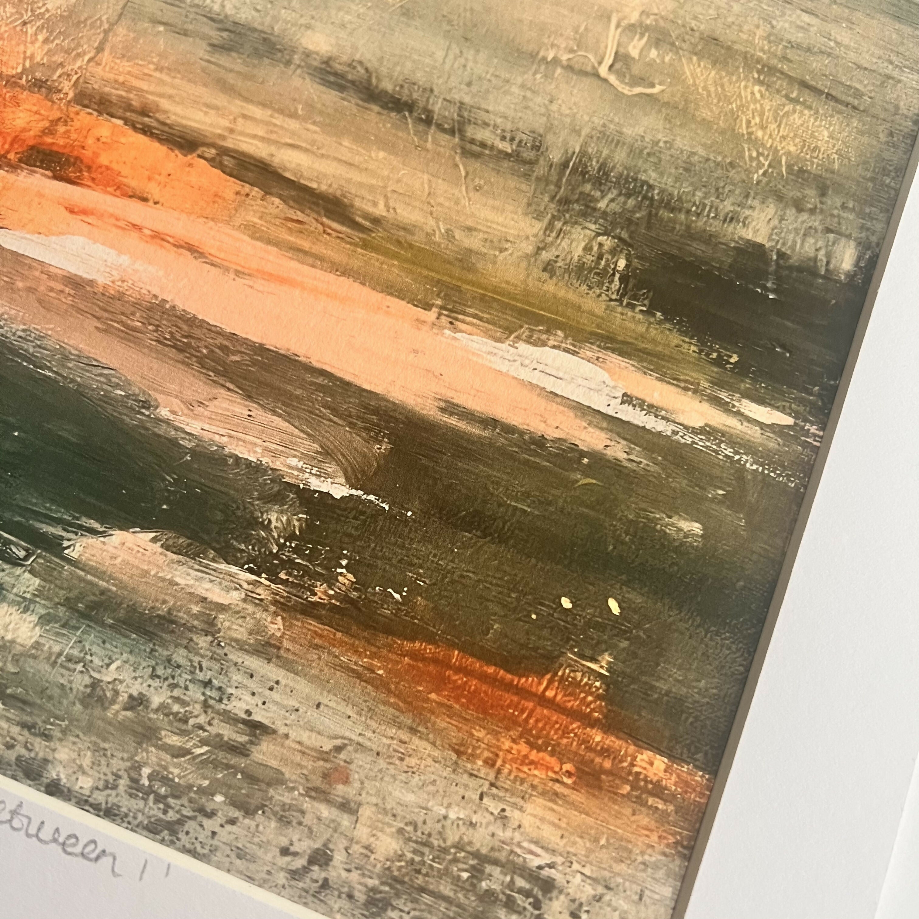 Landscape inspired abstract art giclee print Moment Between Part 1