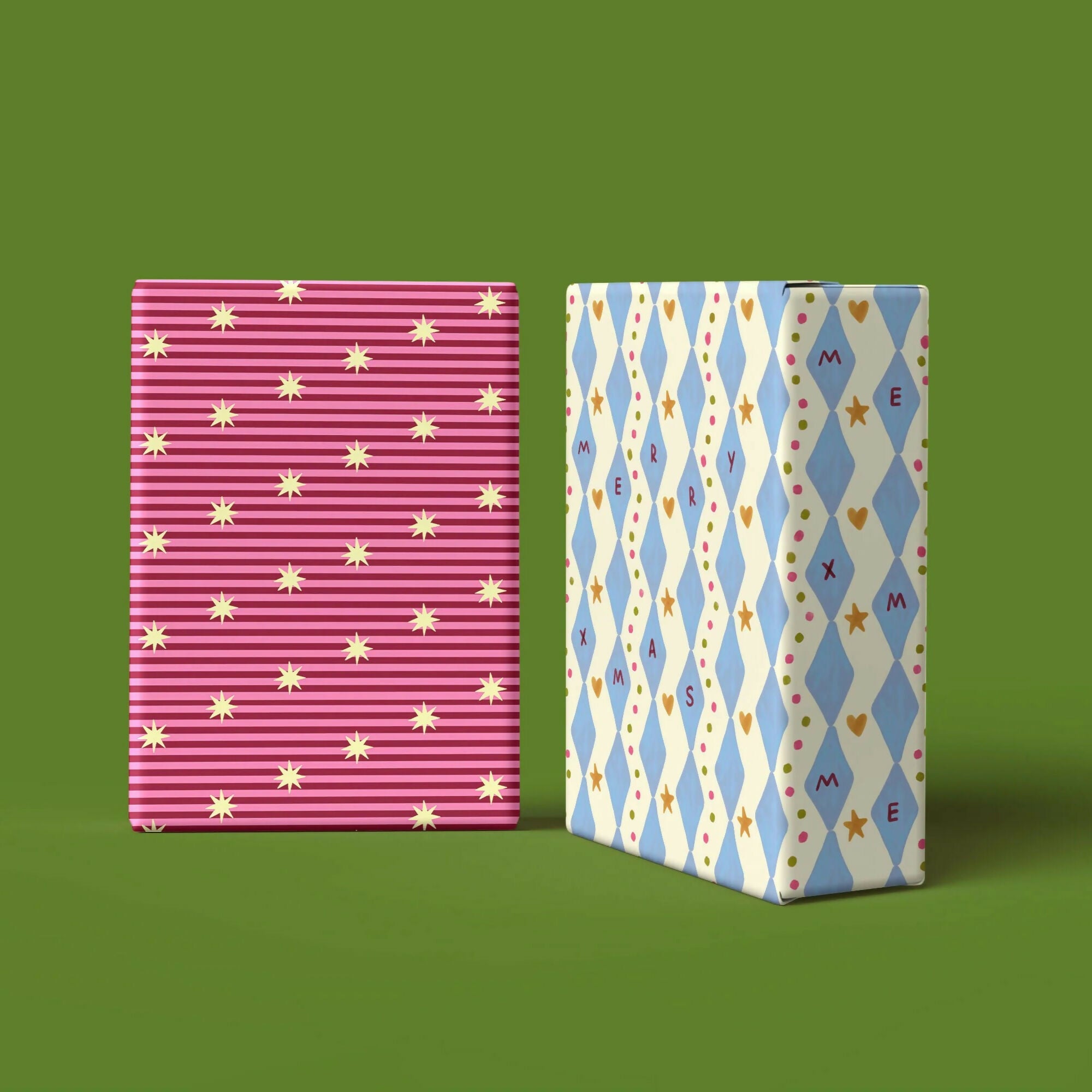 Merry Xmas Pattern Gift Wrap
