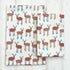 Christmas Organic Cotton Tea Towel - Jolly Reindeers