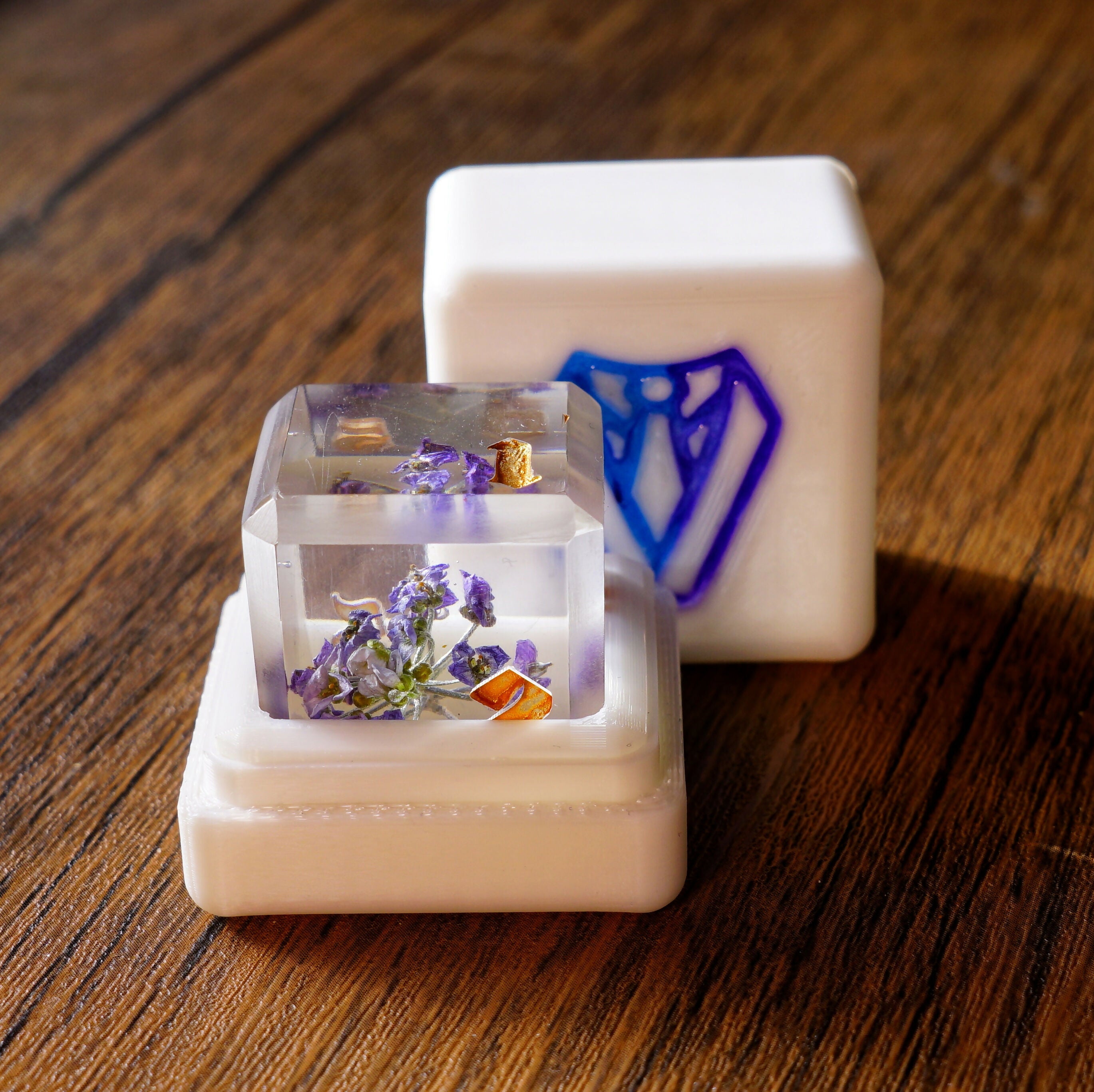 Violet Flower Dice
