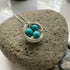 Turquoise Nest Necklace, Sterling Silver