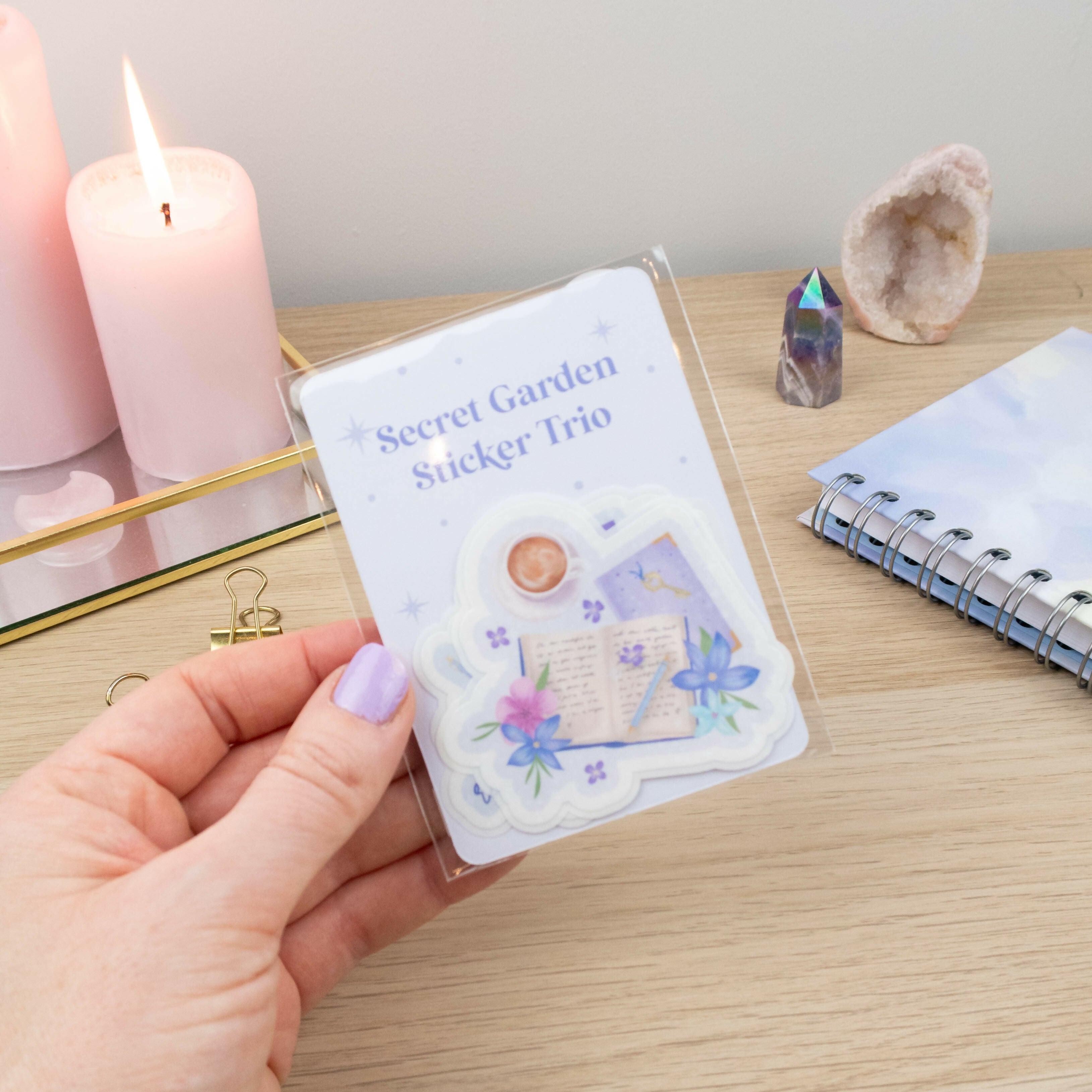 Secret Garden Sticker Trio