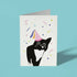 Party Hat Cat Card