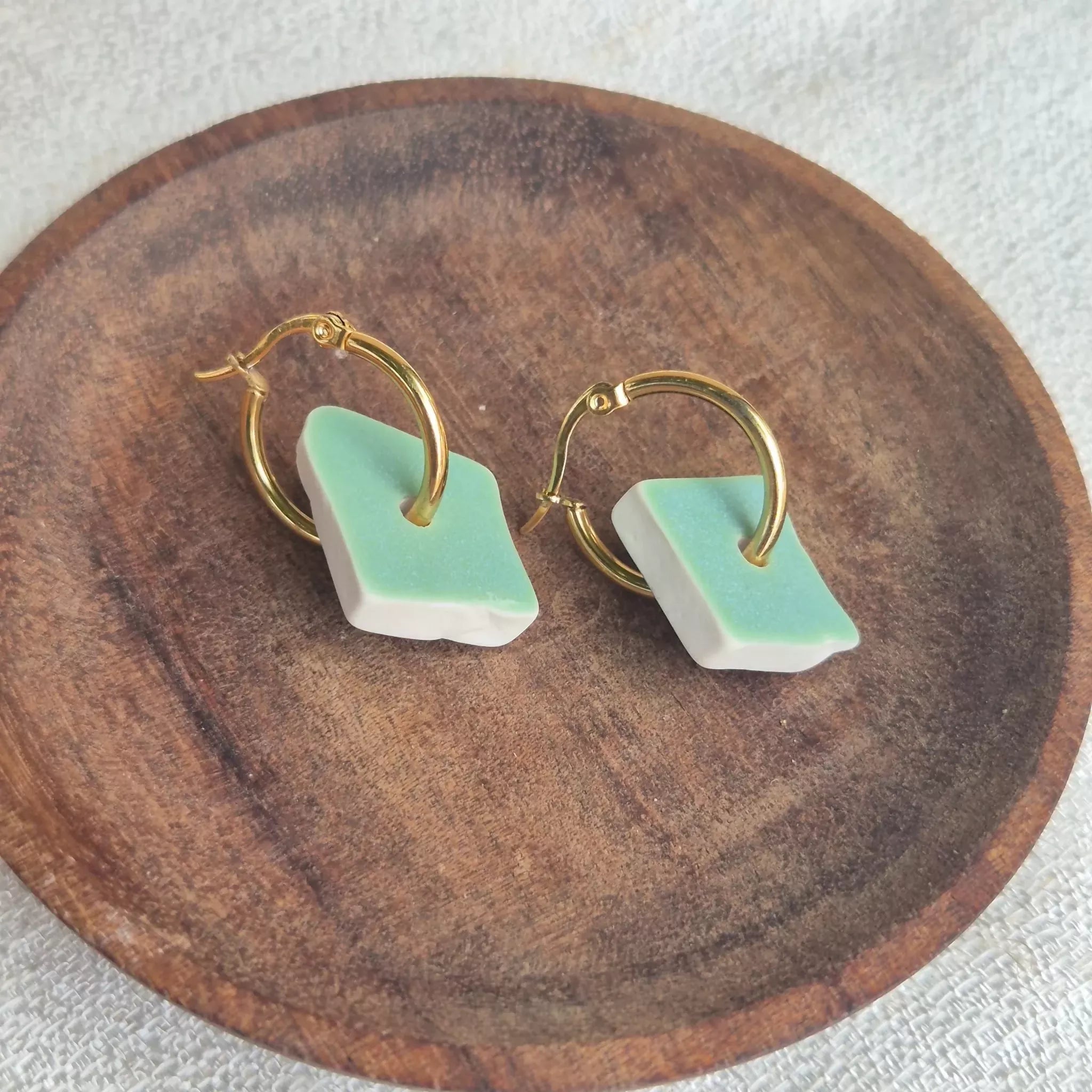 Recycled Ceramic Earring